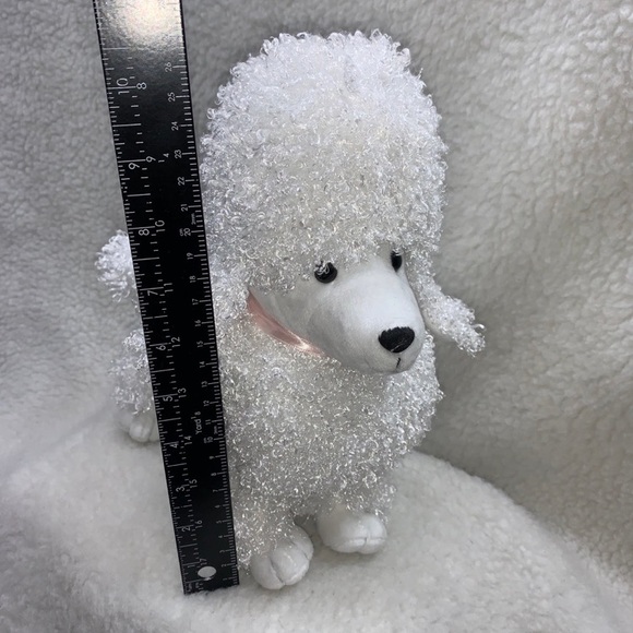 Woof Street Boutique white poodle plush 2008 Animal Adventure 11" - Picture 9 of 12